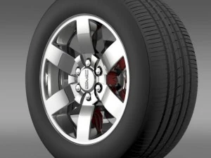 gmc yukon heritage edition wheel 3D Model