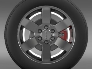 gmc yukon heritage edition wheel 3D Model