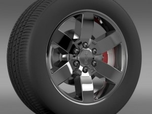gmc yukon heritage edition wheel 3D Model