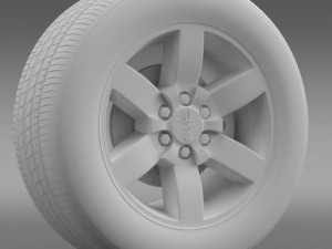 gmc yukon heritage edition wheel 3D Model