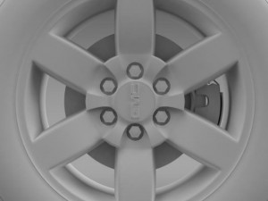 gmc yukon heritage edition wheel 3D Model