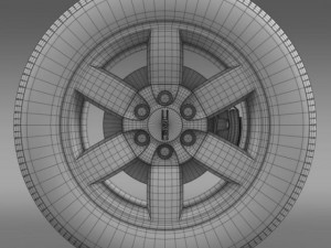 gmc yukon heritage edition wheel 3D Model