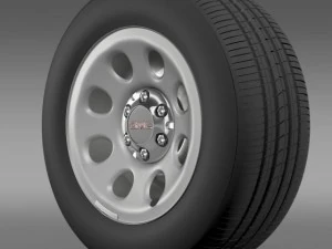 roda policial gmc yukon Modelo 3D