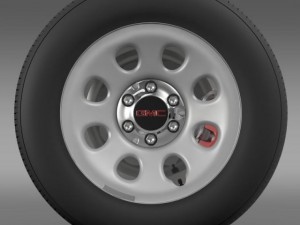 gmc yukon police wheel 3D Model