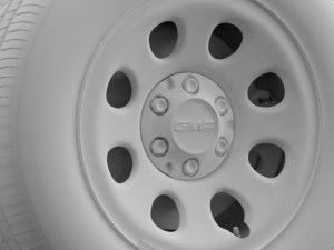 gmc yukon police wheel 3D Model