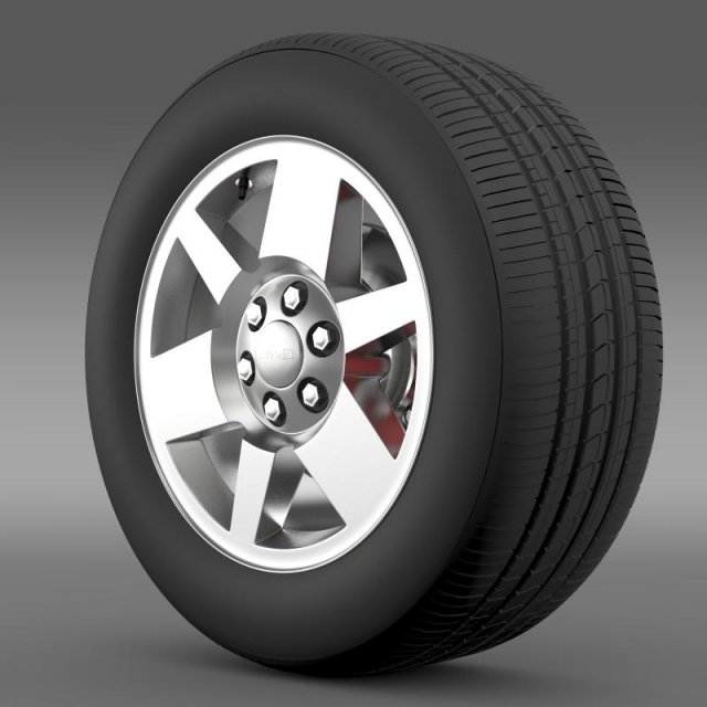 gmc yukon xfe wheel Model 3D .c4d .max .obj .3ds .fbx .stl .blend 
