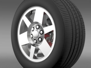 gmc yukon xfe wheel 3D Model