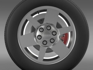 gmc yukon xfe wheel Model 3D