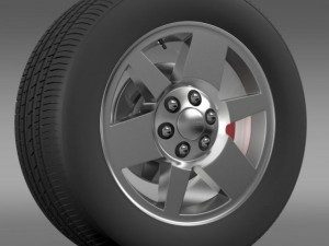 gmc yukon xfe wheel Model 3D