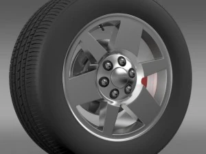 gmc yukon xfe wheel 3D Model
