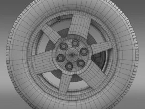 gmc yukon xfe wheel 3D Model