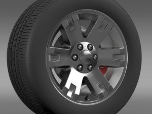 gmc yukon xl wheel 3D Модель