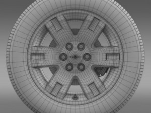 gmc yukon xl wheel 3D Модель