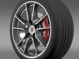 porsche 911 carrera 4 ruote Modello 3D