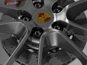 porsche  911 carerra 4 wheel 3D 모델