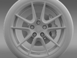 porsche  911 carerra 4 wheel 3D 모델