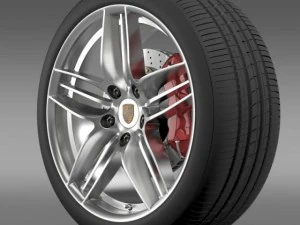 volante porsche 911 carrera 4s cabriolet Modello 3D