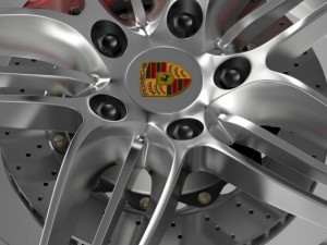 porsche  911 carerra 4s cabriolet wheel 3D Model