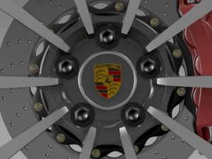 porsche  911 carerra 4s wheel 3D Model