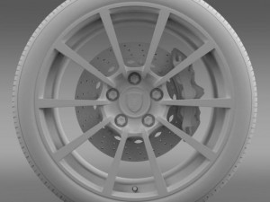 porsche  911 carerra 4s wheel 3D Model