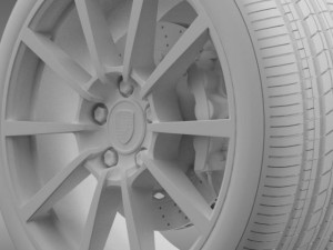 porsche  911 carerra 4s wheel 3D Model