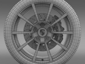 porsche  911 carerra 4s wheel 3D Model