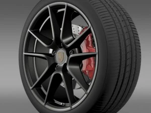 volante esclusivo porsche 911 carrera Modello 3D