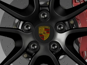porsche 911 carerra exclusive wheel 3D Model