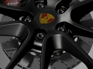 porsche 911 carerra exclusive wheel 3D Model