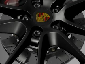 porsche 911 carerra exclusive wheel 3D Model