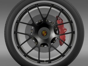 porsche 911 carerra gts wheel Modelo 3D