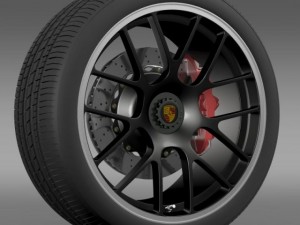 porsche 911 carerra gts wheel Modelo 3D