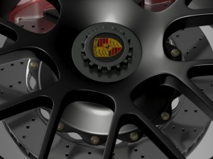 porsche 911 carerra gts wheel Modelo 3D