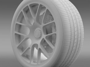 porsche 911 turbo wheel Modèle 3D