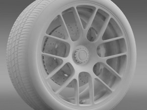 porsche 911 turbo wheel Modèle 3D