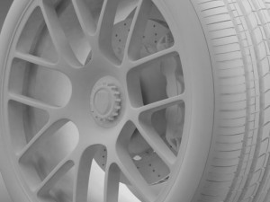porsche 911 turbo wheel Modèle 3D