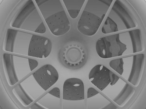 porsche 911 turbo wheel Modèle 3D