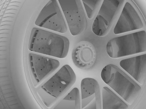 porsche 911 turbo wheel Modèle 3D