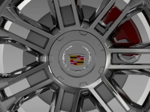 cadillac escalade 2013 wheel 3D Model