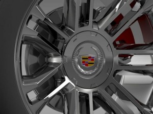 cadillac escalade 2013 wheel Modello 3D