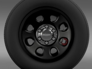 chevrolet tahoe police wheel 3D 模型