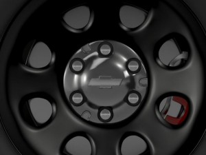 chevrolet tahoe police wheel 3D 模型