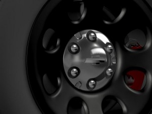 chevrolet tahoe police wheel 3D 模型