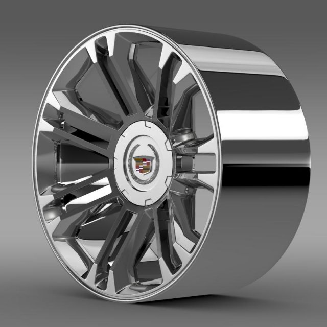 cadillac escalade 2013 rim 3D Модель .c4d .max .obj .3ds .fbx .stl .blend 