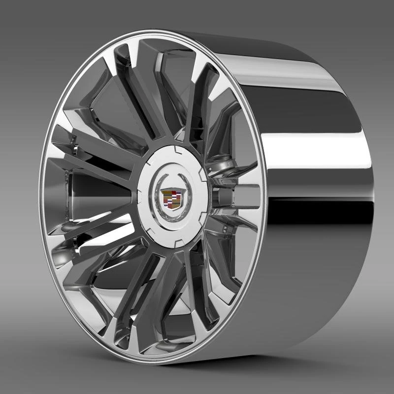 cadillac escalade 2013 rim 3D Model .c4d .max .obj .3ds .fbx .stl .blend