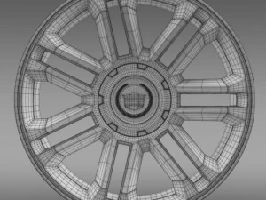 cadillac escalade 2013 rim 3D Model