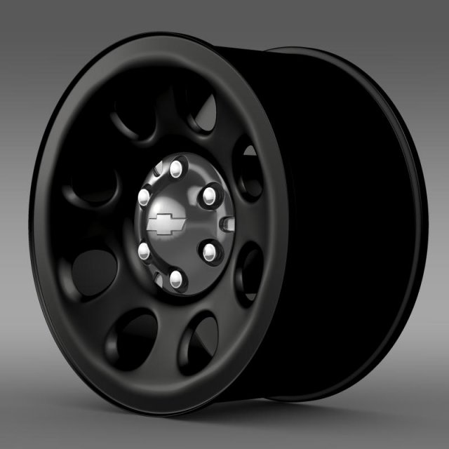chevrolet tahoe police rim Model 3D .c4d .max .obj .3ds .fbx .stl .blend 