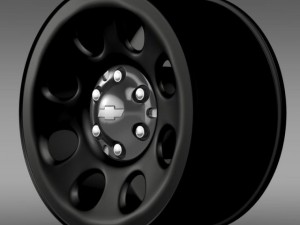 chevrolet tahoe police rim 3D 모델