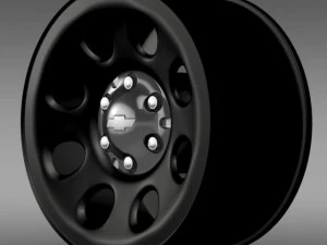 chevrolet tahoe police rim 3D Model
