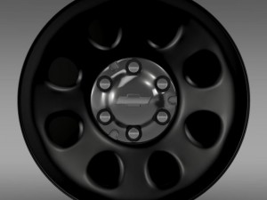 chevrolet tahoe police rim Model 3D